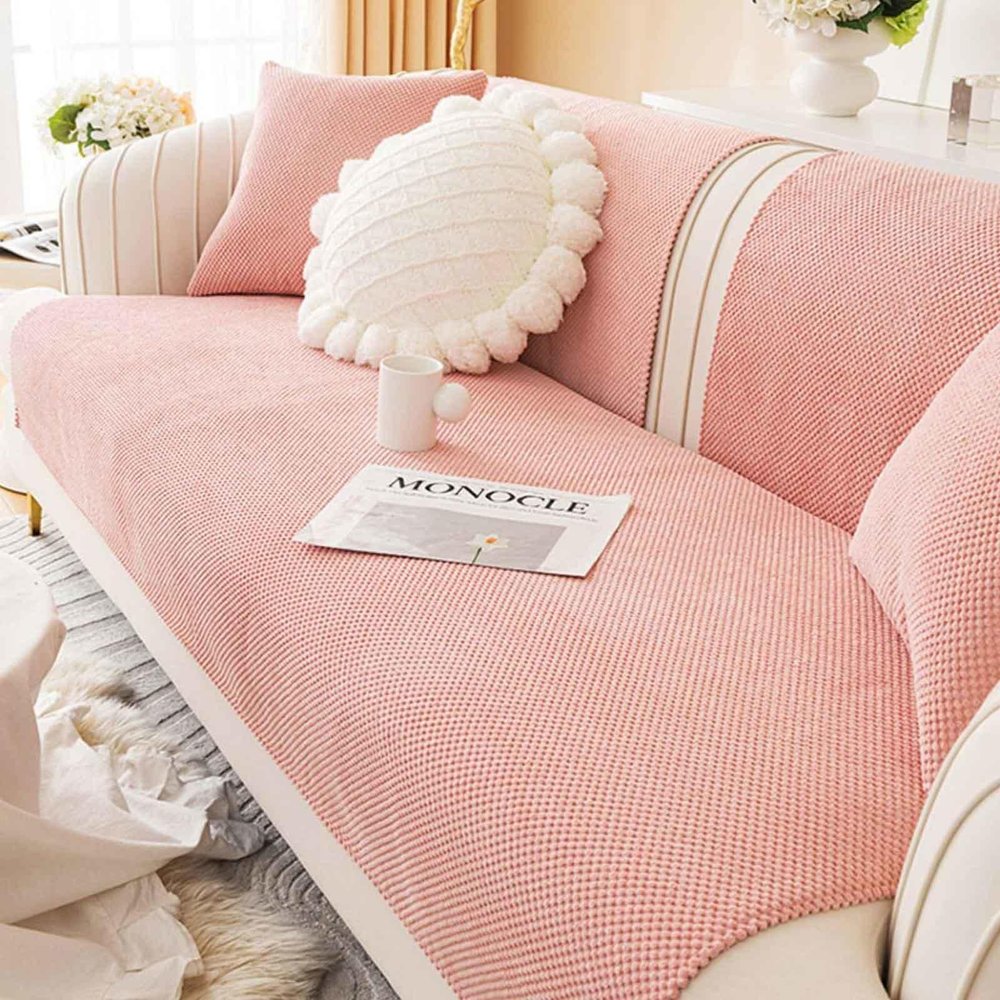 YWQJL L-Shaped 3-Seater Sofa Cover, Non-Slip, Ultra-Soft, #6, 70 x 150 cm