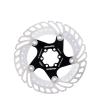 RaamKa MTB Bicycle Disc Brake Rotor, 180 mm, 6-Bolt, Black Metal view 1