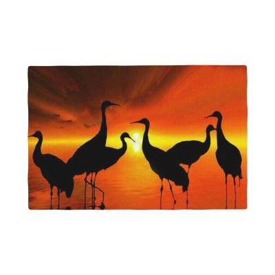 Sunset Birds Printed Imitation Linen Placemats