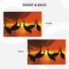 Sunset Birds Printed Imitation Linen Placemats view 3