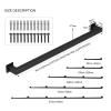 Yopappol Wall-Mounted Stair Handrail, 2 m, Wrought-Iron Metal Complete Set view 2