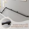 Yopappol Wall-Mounted Stair Handrail, 2 m, Wrought-Iron Metal Complete Set view 4