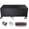 Leju Art Garden Furniture Cover, 153 × 65 × 60 cm (H), Black view 1