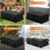 Leju Art Garden Furniture Cover, 153 × 65 × 60 cm (H), Black view 4