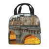Pont Neuf Paris Landscape Printed Insulated Lunch Bag view 3