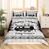 Kids' Camping-Themed Duvet Cover Set, 200 x 200 cm, Boho Farmhouse Style view 1