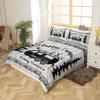 Kids' Camping-Themed Duvet Cover Set, 200 x 200 cm, Boho Farmhouse Style view 2