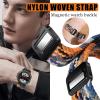 KUWAI Nylon Magnetic Loop Band for Amazfit T-Rex/T-Rex Pro view 3