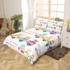 Manfei Cartoon Animal Train Duvet Cover Set with Rabbit, Puppy and Crocodile Design view 3