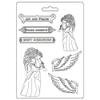 Stamperia Soft Mold F.TO A5 - CHRISTMAS Angels and Wings view 1