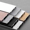 TEN-HIGH 50-Piece Aluminum Baseboard, Light Gray, Right Angle, 1200 × 100 × 1.2 mm view 2