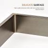 TEN-HIGH 50-Piece Aluminum Baseboard, Light Gray, Right Angle, 1200 × 100 × 1.2 mm view 3