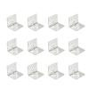 Nicerity Stainless Steel Corner Braces, 38 x 30 x 1.5 mm, 6 Holes, 12-Pack view 1