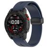 JYMYI 20 mm Silicone Replacement Band for Garmin Fenix 7S/6S/5S, Blue view 1