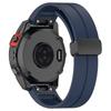 JYMYI 20 mm Silicone Replacement Band for Garmin Fenix 7S/6S/5S, Blue view 2