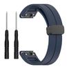 JYMYI 20 mm Silicone Replacement Band for Garmin Fenix 7S/6S/5S, Blue view 3