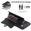 xinyunew Case Compatible with Samsung Galaxy A51 5G, Black Wallet Phone Case with Strap view 2