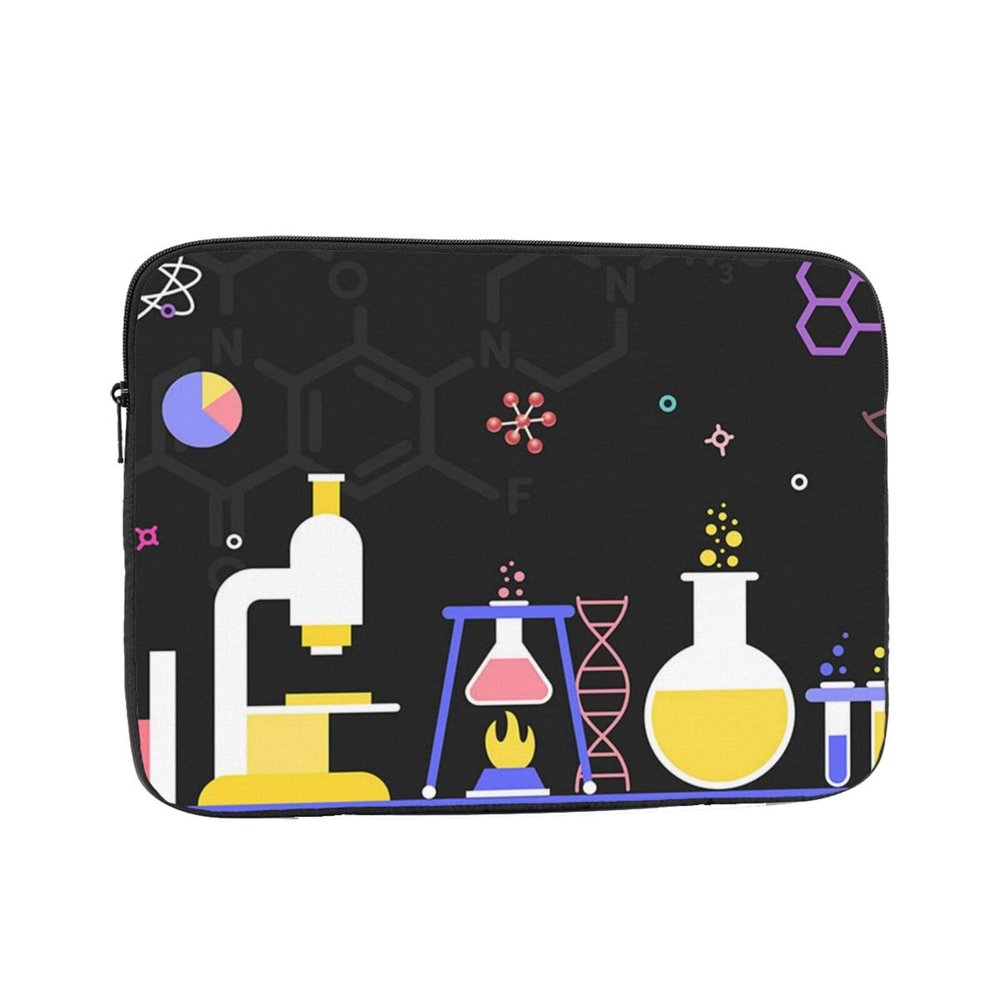 Science Party Printed Laptop Sleeve, 17-Inch