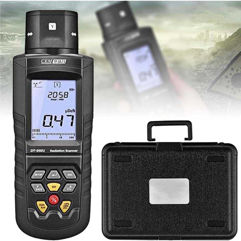 DPDZSW Geiger Counter Radiation Detector with LCD Alarm