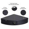 RVUEM Pole Dance Crash Mat, Round Safety Mat, Black, 160 x 10 cm view 4