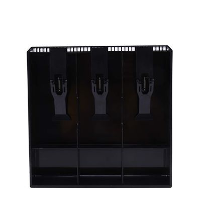ISTOVO Black Cash and Coin Organizer Tray