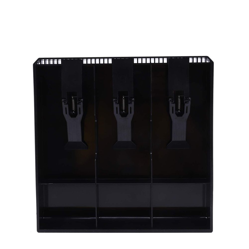 ISTOVO Black Cash and Coin Organizer Tray