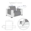 Eysa 1-Seater Practical Sofa Cover Oriente, 00/White view 4