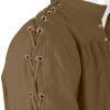 Men's Laced Pirate Shirt, Steampunk Gothic Medieval Renaissance Costume Top view 3