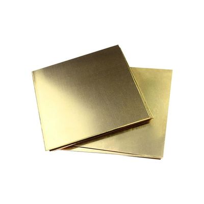 Generic 1-Piece H62 Brass Plate, 2.5–10 mm Thick Brass Sheet (Size: 200 mm × 200 mm × 2.5 mm)