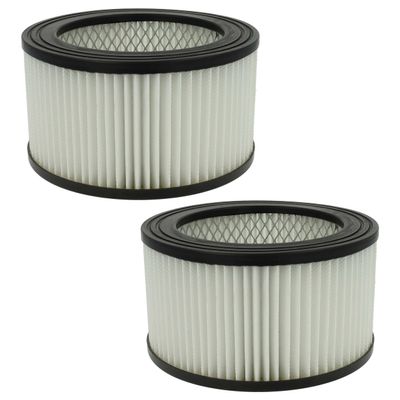 vhbw 2-Pack Vacuum Filters for Scheppach 7906401704 Ash Vacuum