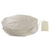 TOUISEDGI Round Hot Tub Cover, Waterproof 190T Silver Polyester Taffeta, 210 × 30 cm, Beige view 1