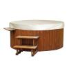 TOUISEDGI Round Hot Tub Cover, Waterproof 190T Silver Polyester Taffeta, 210 × 30 cm, Beige view 3