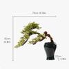 HASMI Artificial Bonsai Tree in Ceramic Pot view 2