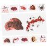 ABOOFAN 40-Piece Temporary Halloween Scar Tattoo Stickers for Fake Wounds and Costume Decoration view 1