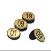 Engraved ABS Table Numbers, Oval, 30 x 50 mm, 1–100, for Pubs, Restaurants and Clubs view 1