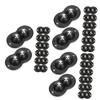 SOLUSTRE 24-Piece Self-Adhesive Mini Swivel Caster Wheels for Storage Boxes, Trash Cans and Kitchen Appliances view 1