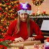 JAWSEU 3-Pack Light-Up Christmas Hats, LED Plush Beanies view 4