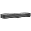 CIADAZ Planter, Balcony Window Box, Flower Pot, Garden Planter, Herb Planter, Powder-Coated Steel, 322 x 100 x 36 cm, Anthracite view 2