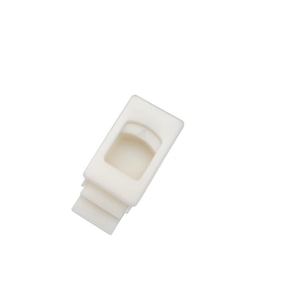 Plastic Invisible Cabinet Latch, Milky White