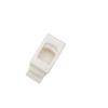 Plastic Invisible Cabinet Latch, Milky White view 1