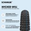 Schwalbe Wicked Will MTB Bicycle Tire, 27.5/29 in, TLE/TLR/Tube view 2