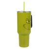 Bioworld Grinch Grinning Face Stainless Steel Tumbler with Handle, 1.2 L, Green view 3