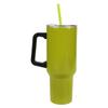Bioworld Grinch Grinning Face Stainless Steel Tumbler with Handle, 1.2 L, Green view 4