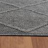 Carpettex Runner Rug 80 x 150 cm Gray Bouclé Scandinavian Boho 3D Indoor/Outdoor view 3