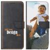 KX-Mobile Custom Black Faux Leather Case for Realme GT 5G with Flap view 4