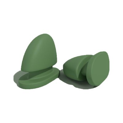 One Pair of Shark Slide Replacement Fins, Cloud Shark Slipper DIY Accessory (Dark Green)