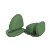 One Pair of Shark Slide Replacement Fins, Cloud Shark Slipper DIY Accessory (Dark Green) view 1