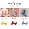 One Pair of Shark Slide Replacement Fins, Cloud Shark Slipper DIY Accessory (Dark Green) view 4