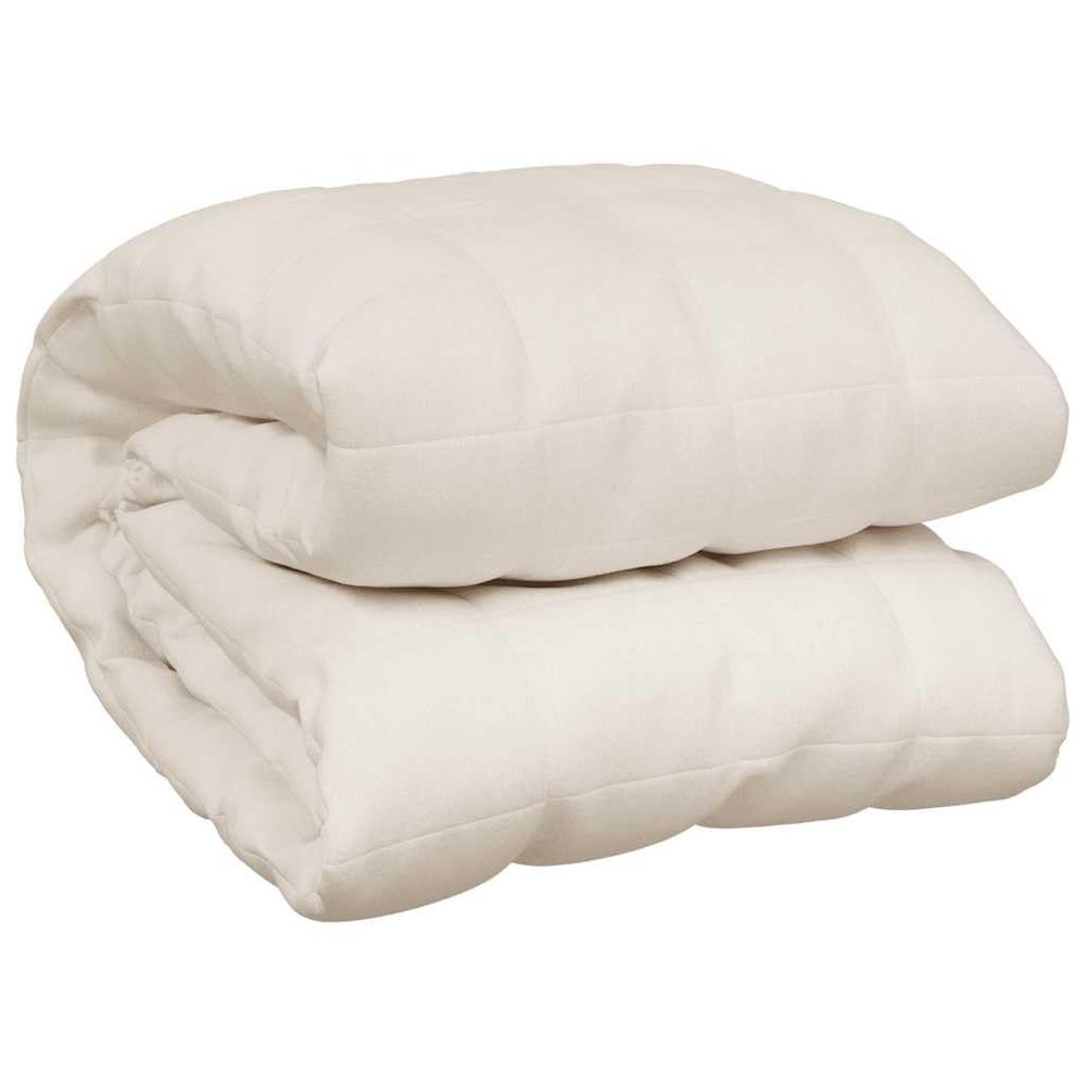 Weighted Blanket, Cream, 235 x 290 cm, 11 kg, Fabric