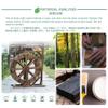 XTGDIEM Wooden Water Wheel Fountain, Retro Garden Décor, Waterfall Feature, Pump-Driven (60 cm/23.6 in) view 4